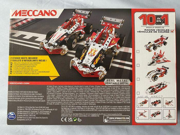 Neuf : Coffret Meccano Véhicules de course - 10 modèles - photo numéro 2