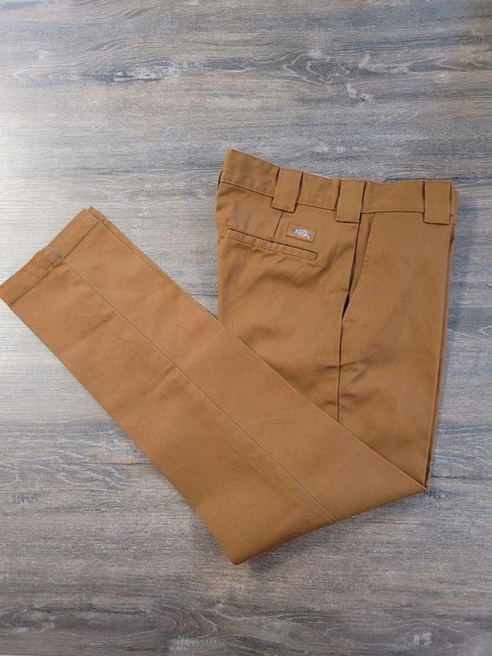 Pantalon Dickies Neuf avec etiquette Camel Taille 30x32 Logo Brodé - photo numéro 2