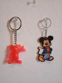 Lot de 2 porte clé Mickey