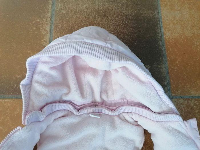 Manteau veste sans manche rose bébé fille - photo numéro 5