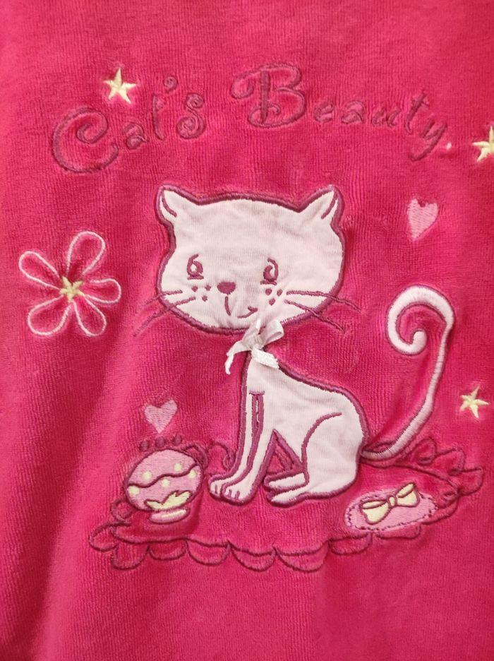 Pyjama polaire rose chat 6 ans - photo numéro 3