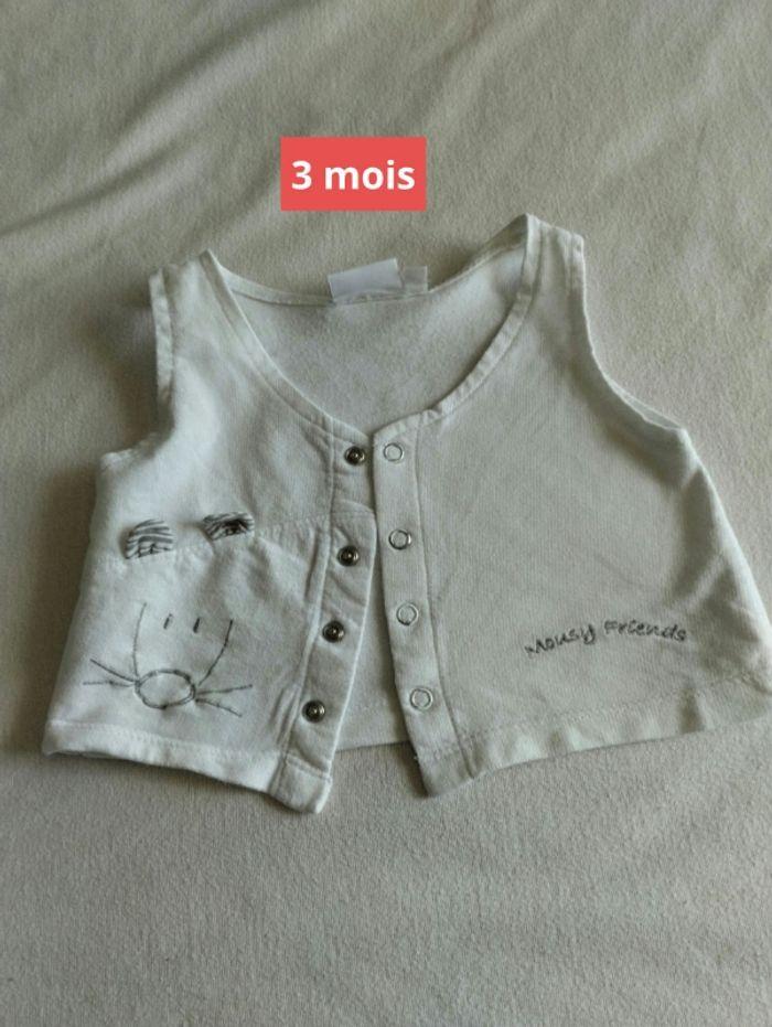 Gilet sans manches taille 3 mois - photo numéro 1