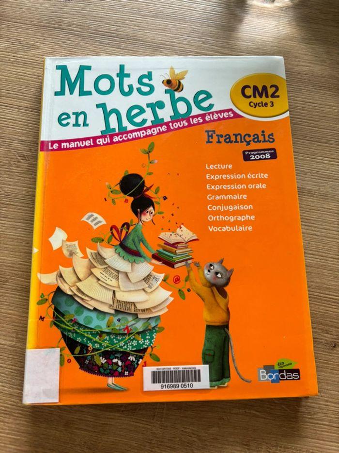 Mots en herbe CM2 - photo numéro 1