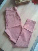 Pantalon rose à pois