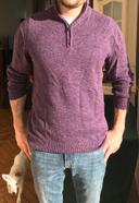 Pull violet bpc taille 48/50 L