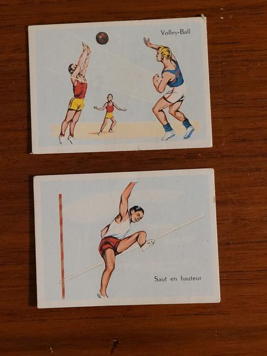 2 bon points d'école - sports - vintage - photo numéro 1