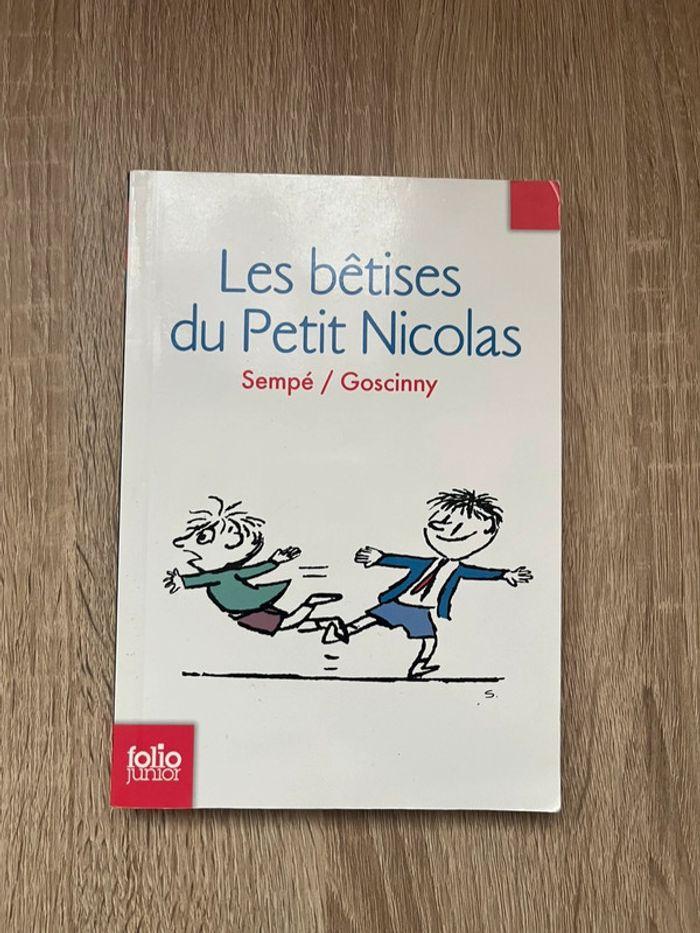 Livre les bêtises du petit Nicolas - photo numéro 1