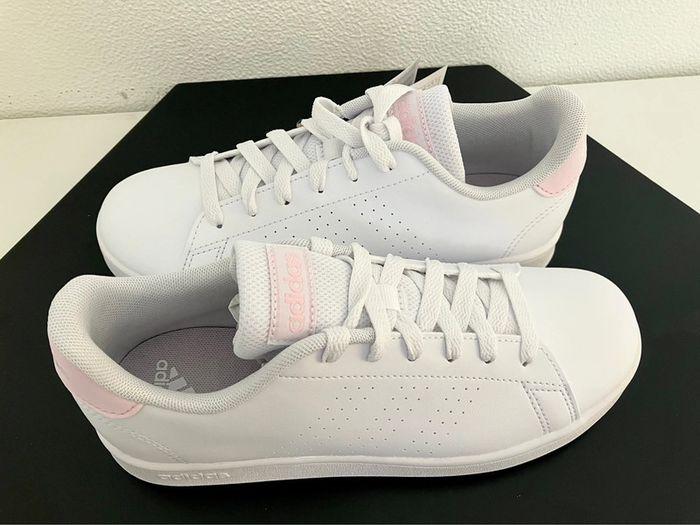 Adidas Sportswear Advantage K White/Pink - photo numéro 5