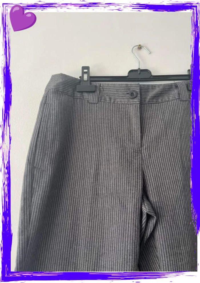 Pantalon fluide Gris - Taille 38 - photo numéro 2