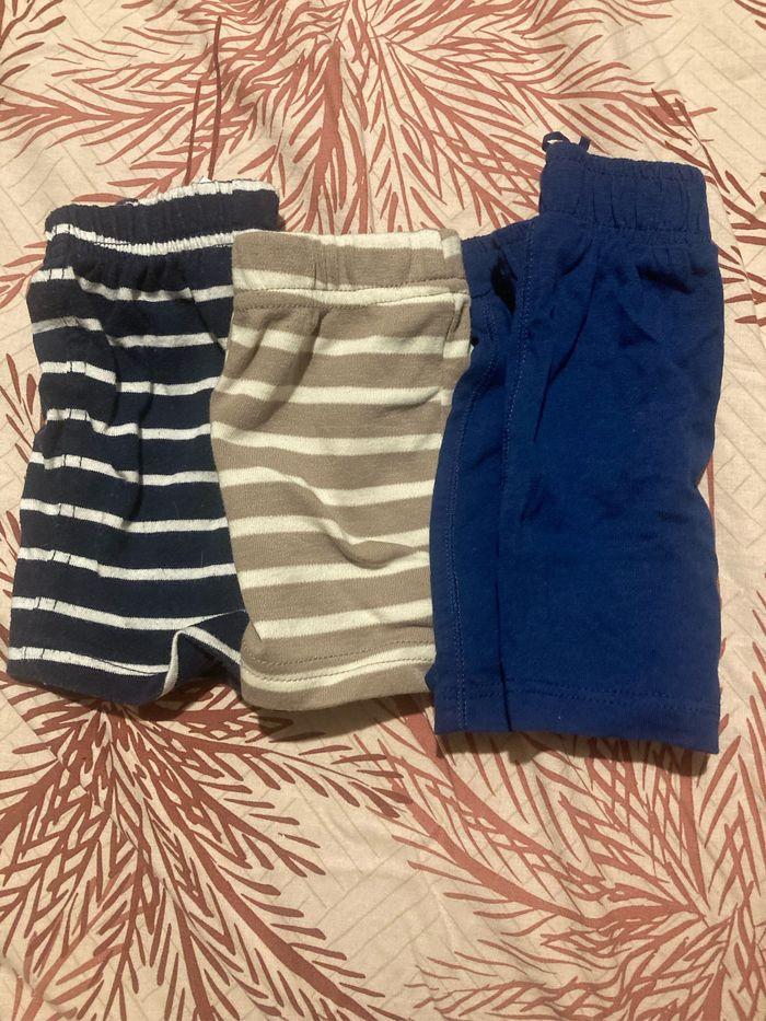 Lot de 3 shorts, 3 mois