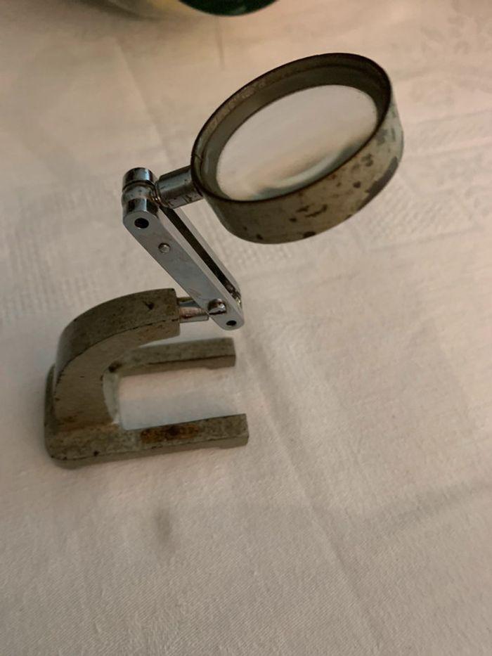 Loupe articulée  de métier vintage - photo numéro 4