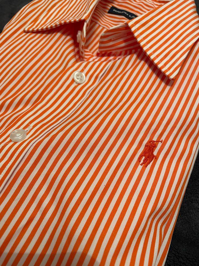 Chemise Ralph Lauren à rayures orange - photo numéro 4