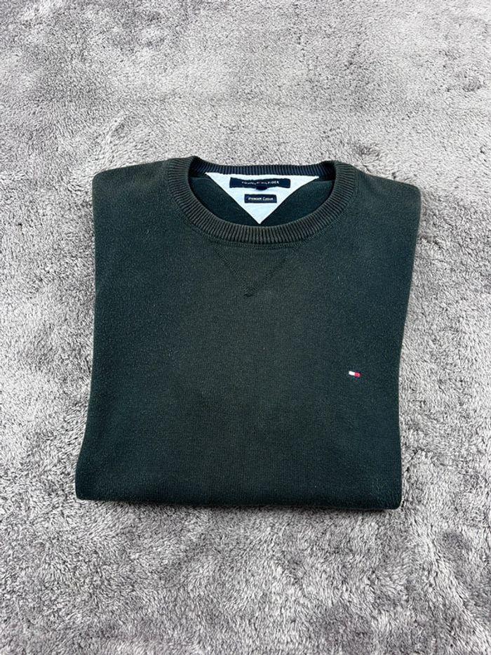 👕 Sweat Tommy Hilfiger Logo Brodé Noir Taille L 👕 - photo numéro 1