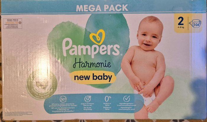 1 carton pampers harmonie taille 2