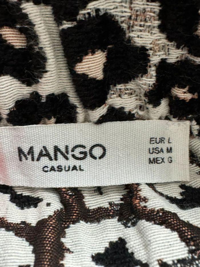 Jupe léopard à ceinture Mango L - photo numéro 5