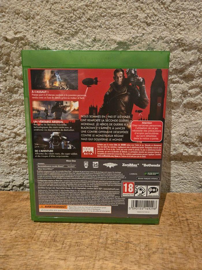 Jeu Xbox One Wolfenstein - photo numéro 2