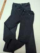 Lot de 2 jeans slim/skinny 8 - 9 ans bleu marine