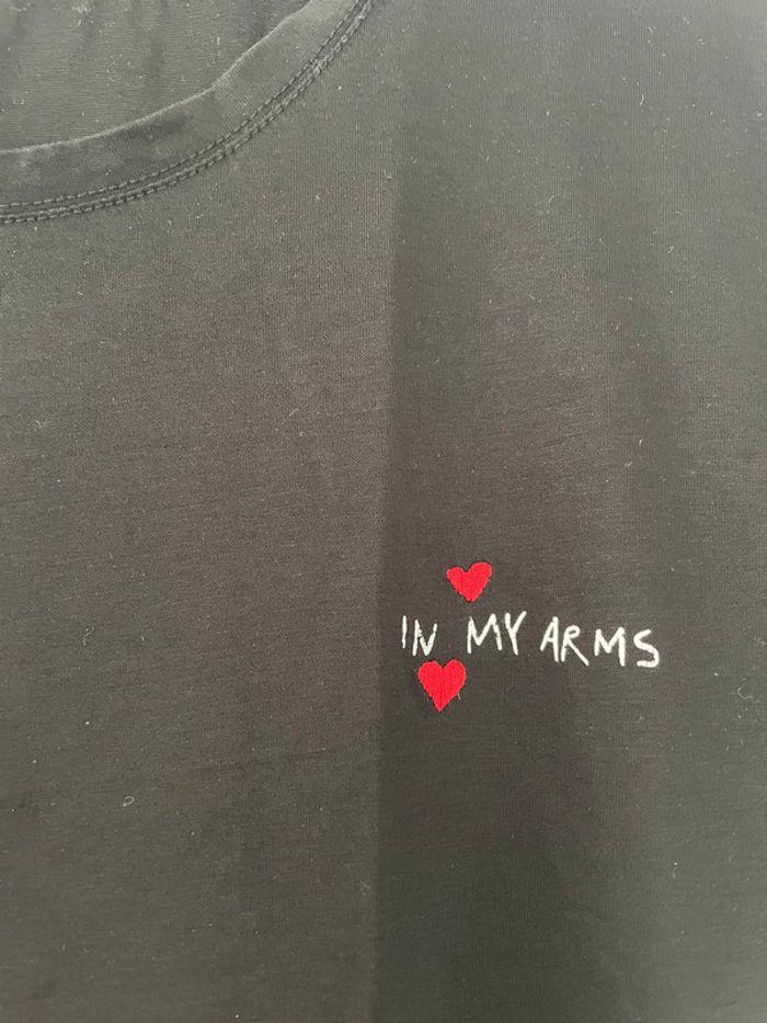 Tee shirt noir IKKS « in my arms » taille 42 - photo numéro 2