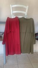 2 robes d’allaitement