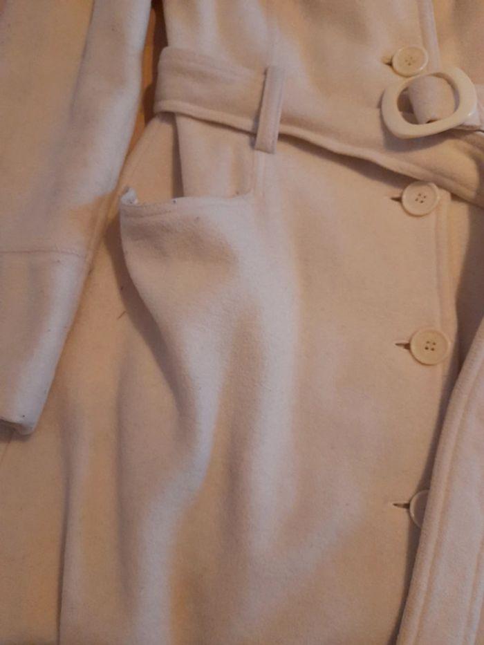 Manteau en laine beige tm - photo numéro 2