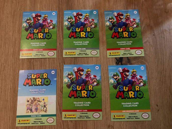 Lot 6 cartes super mario - photo numéro 2