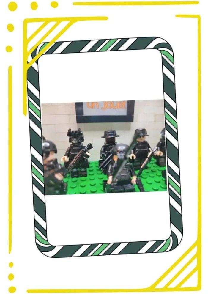 "Lot A20" - Lot de 8 soldats type Lego - photo numéro 2