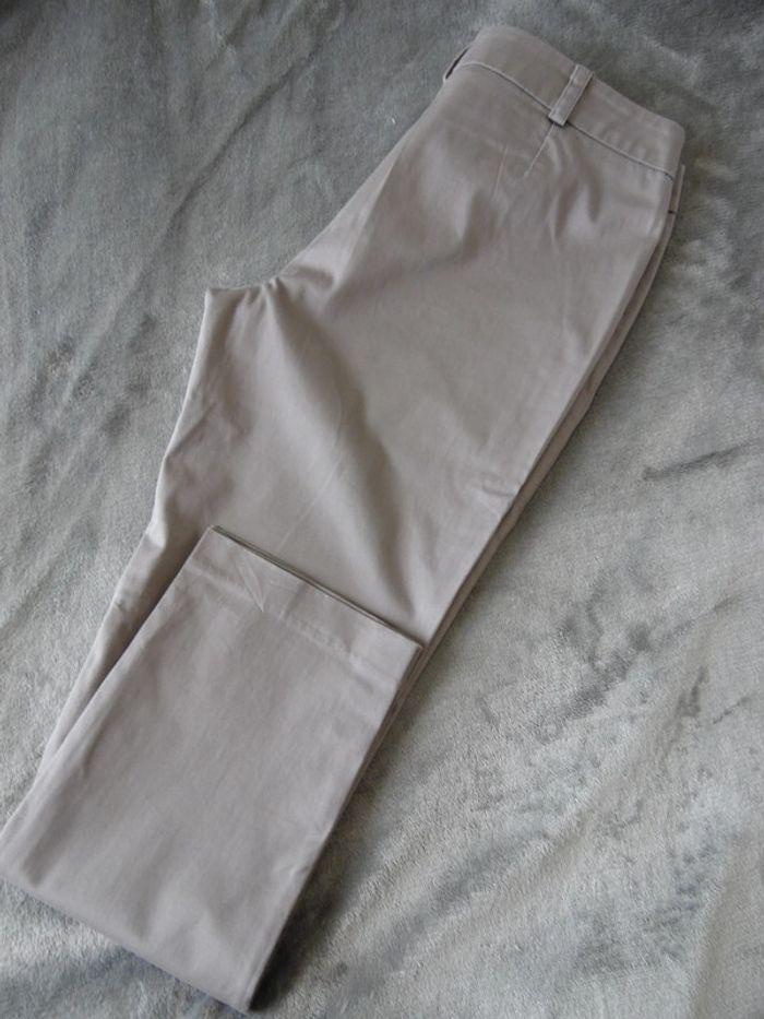 Beau pantalon beige, taille 40 - photo numéro 6