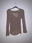 Pull beige femme taille 38