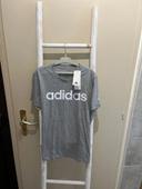 T-shirt femme gris Adidas