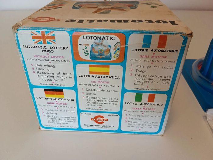 Jeu lotomatic vintage 1972 - photo numéro 2