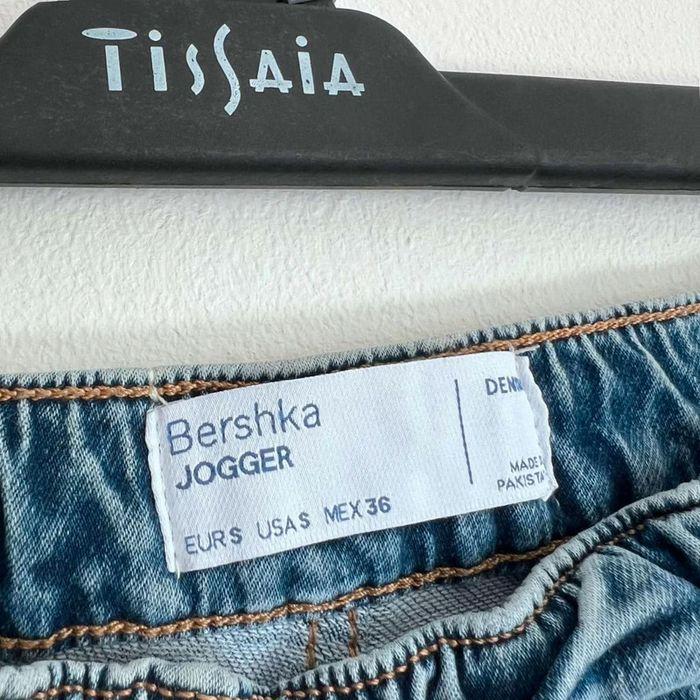 bershka jogger  denim - photo numéro 3