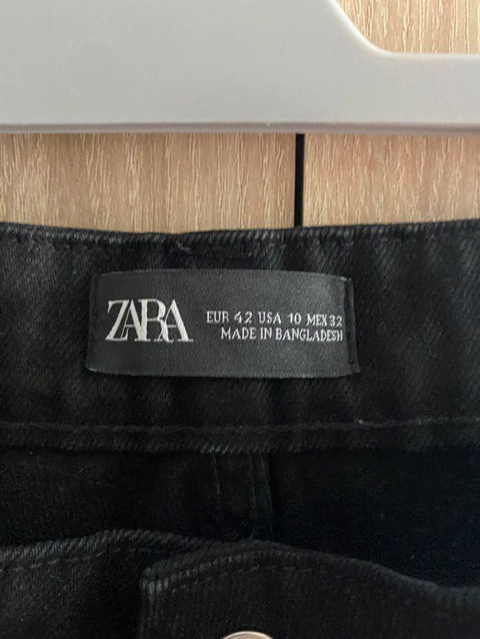 Jean noir Mom Zara taille 42 - photo numéro 2