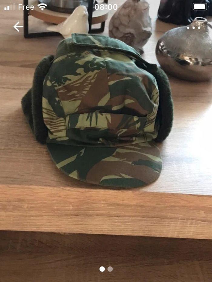 Casquette chasse militaire cache oreille pentagone neuve - photo numéro 1