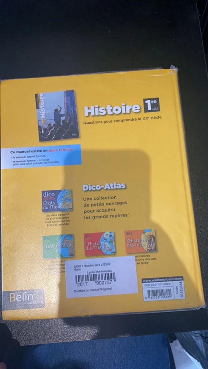 Manuel d’histoire, 1ere - photo numéro 2