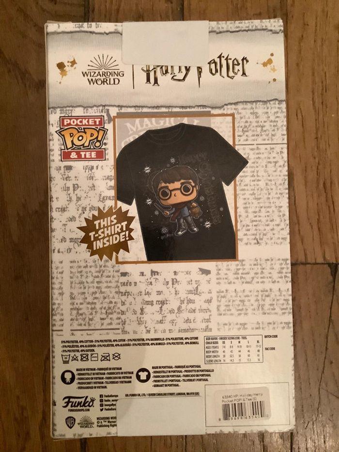 Figurine et T-shirt Funko Pocket Pop! - Harry Potter thème noël - photo numéro 2