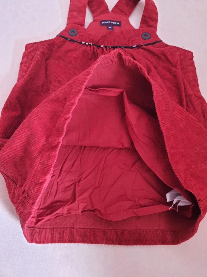 Robe tablier rouge Sergent Major Taille 18 mois - photo numéro 4