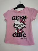 Tee-shirt rose Hello Kitty