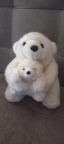 Peluche nounours avec son bébé