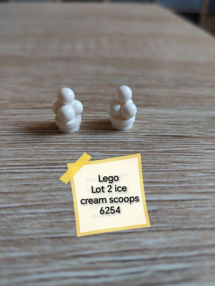 Lego lot 2 ice cream scoops 6254 - photo numéro 1