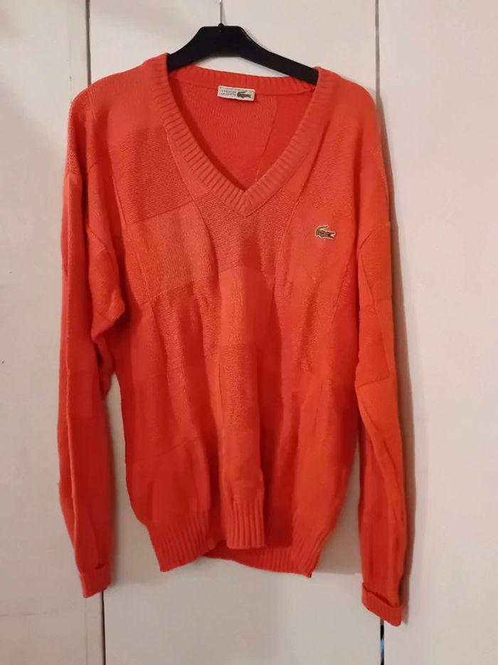 Pull vintage lacoste - photo numéro 1