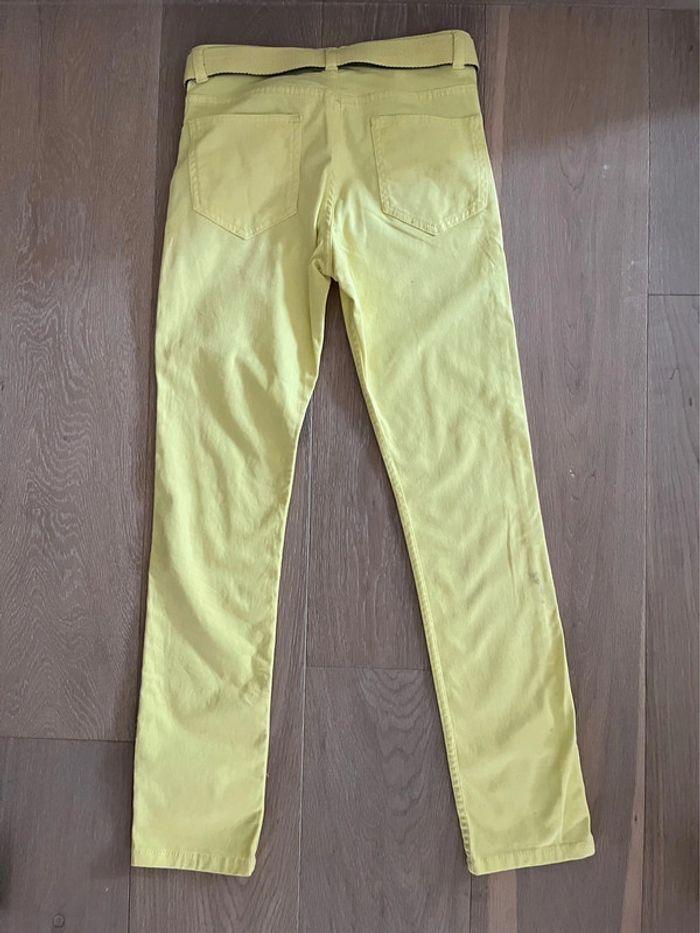 Pantalon jaune poussin - photo numéro 7