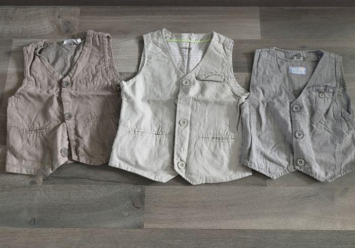 3 gilets de costume taille 5 ans