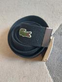 Lacoste ceinture noir ajustable