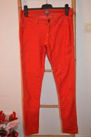 Jegging femme rouge L