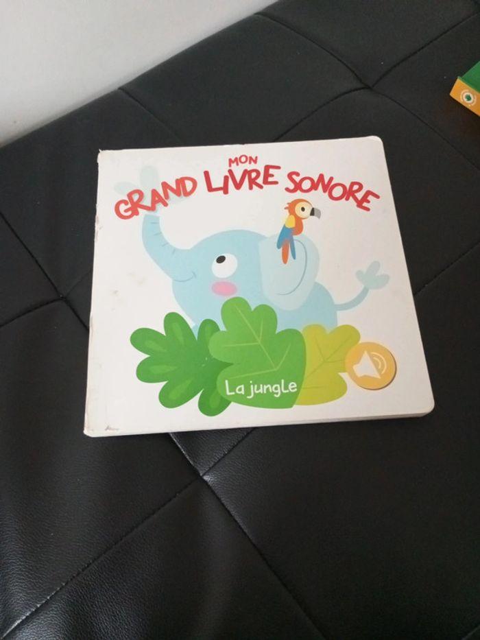 Mon grand livre sonore la jungle - photo numéro 1