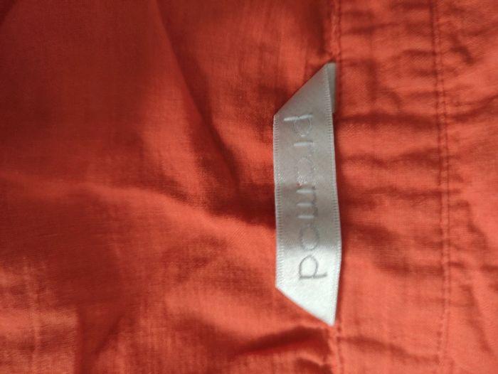 Chemise orange promod Taille 40 imprimé broderies - photo numéro 6