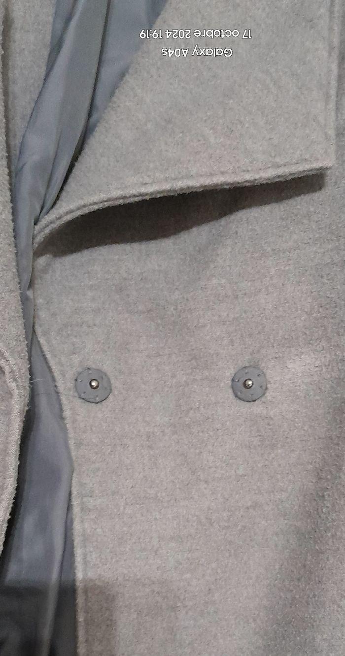 Manteau gris chaud. T.36. - photo numéro 4