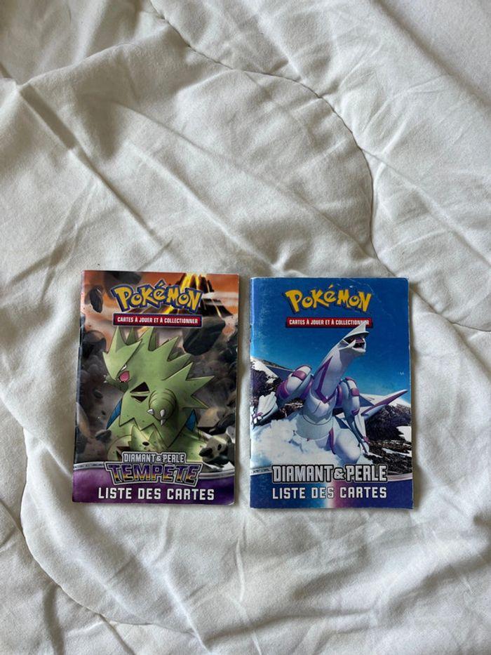 2 livrets de règles Pokémon Diamant & Perle Tempête - photo numéro 2