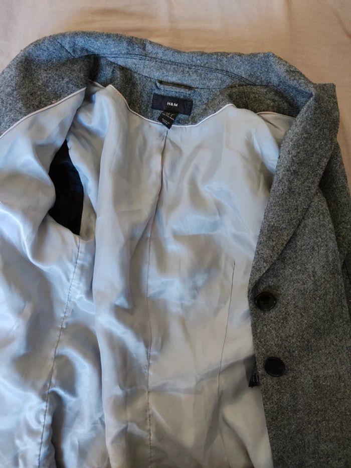 Blaser gris boutonné taille 38 • H&M - photo numéro 6