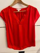 Blouse rouge H&M